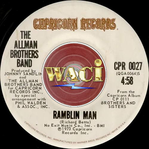 Ramblin' Man by The Allman Brothers Band, 1973
